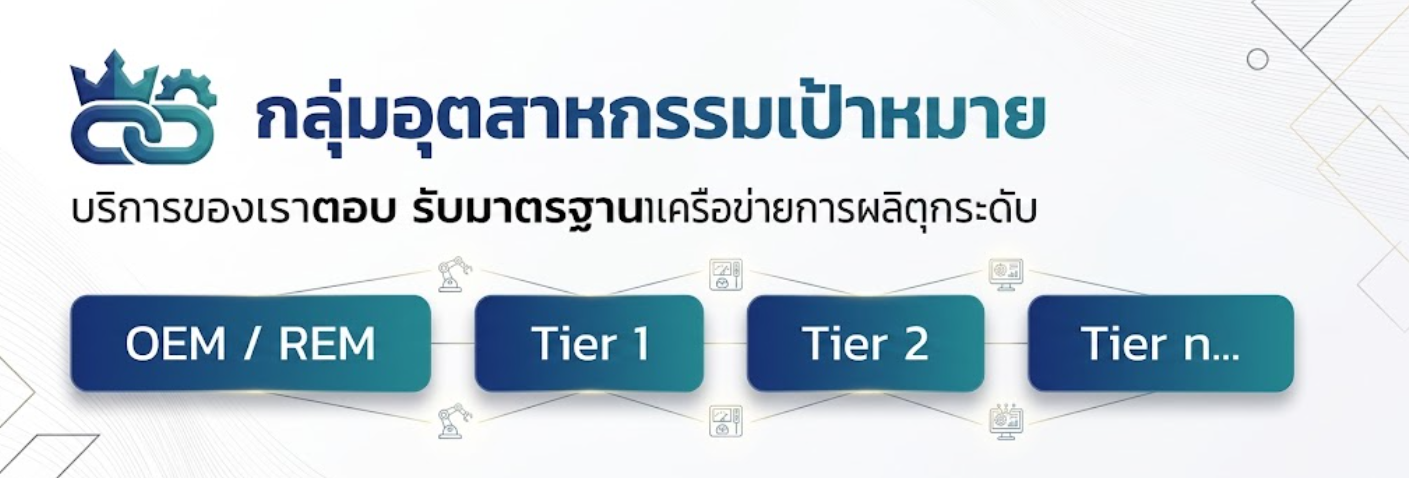 กลุ่มอุตสาหกรรมเป้าหมาย OEM REM Tier