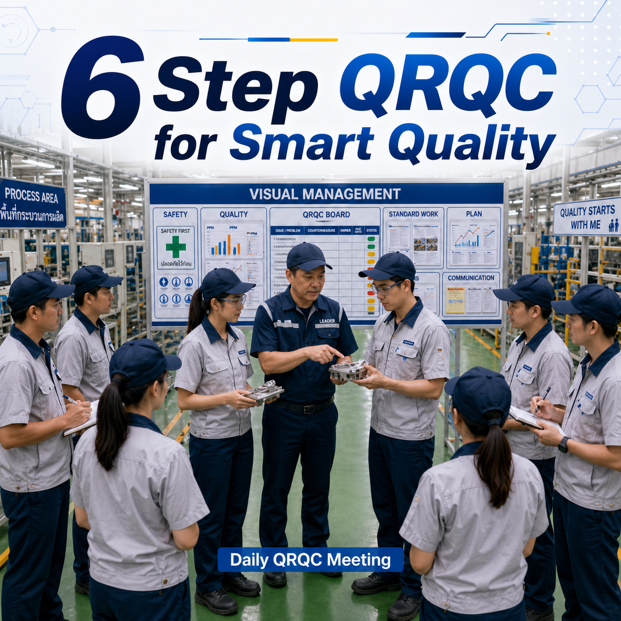 6 Step QRQC for Smart Quality